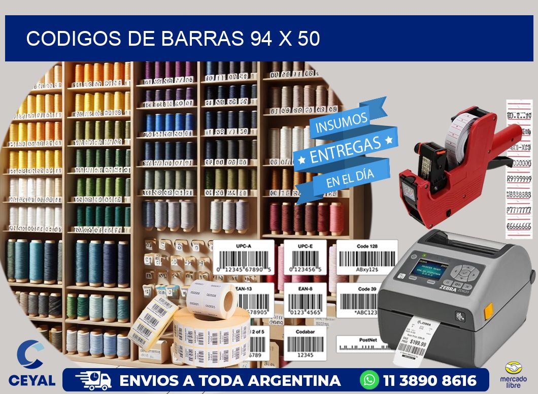 codigos de barras 94 x 50