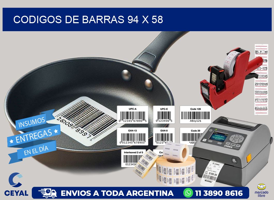 codigos de barras 94 x 58