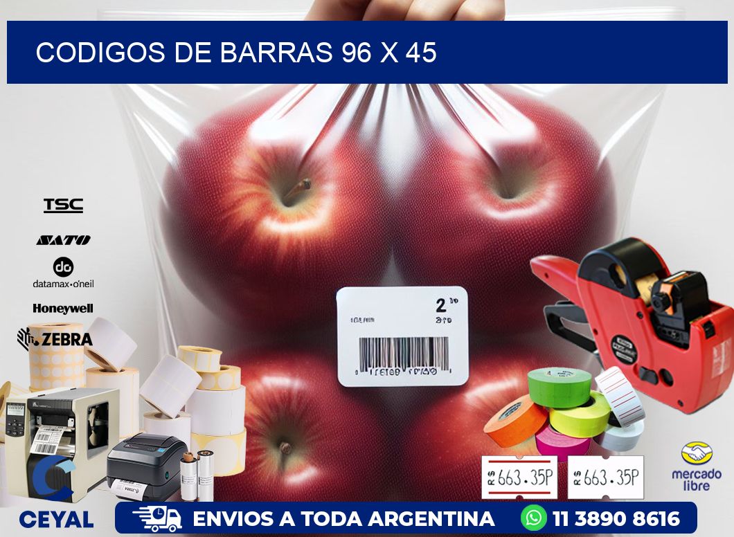 codigos de barras 96 x 45
