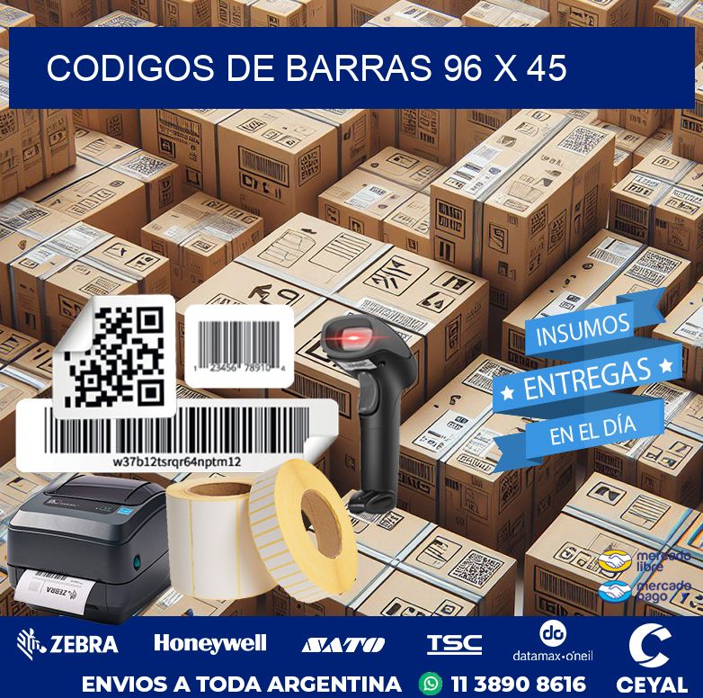 codigos de barras 96 x 45