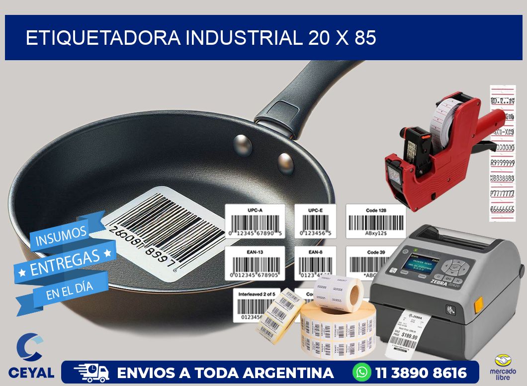 etiquetadora industrial 20 x 85