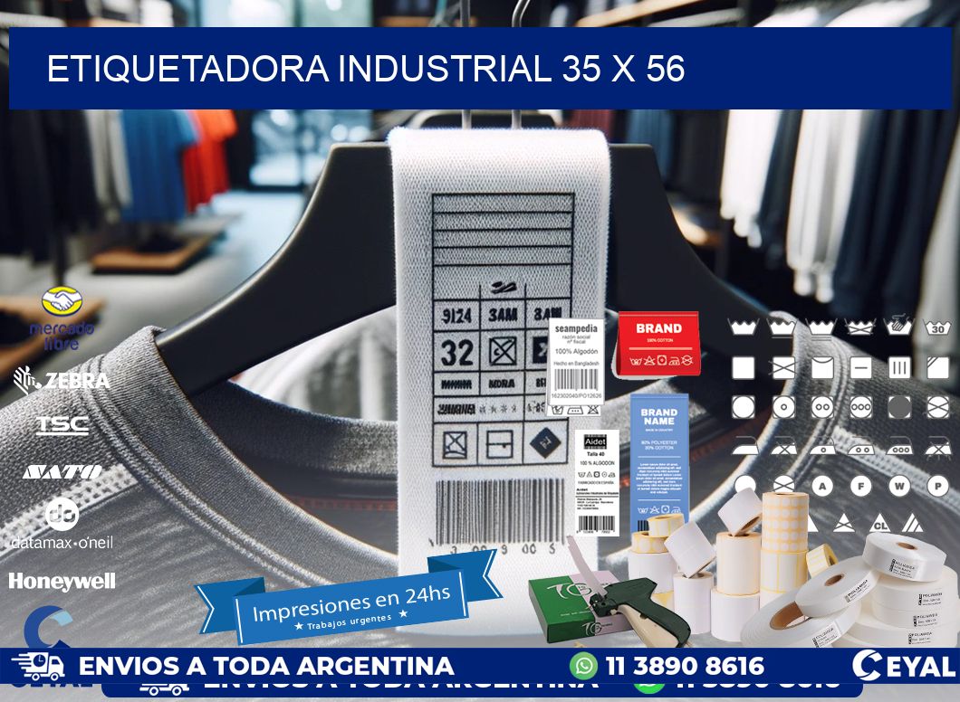 etiquetadora industrial 35 x 56