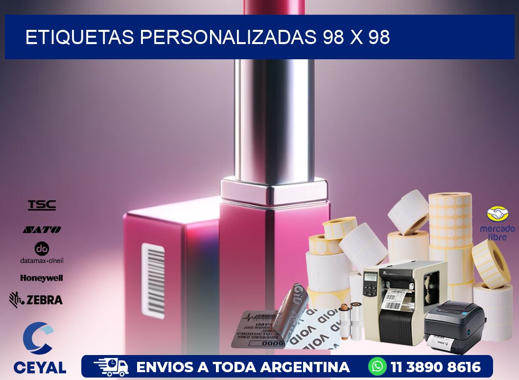 etiquetas personalizadas 98 x 98