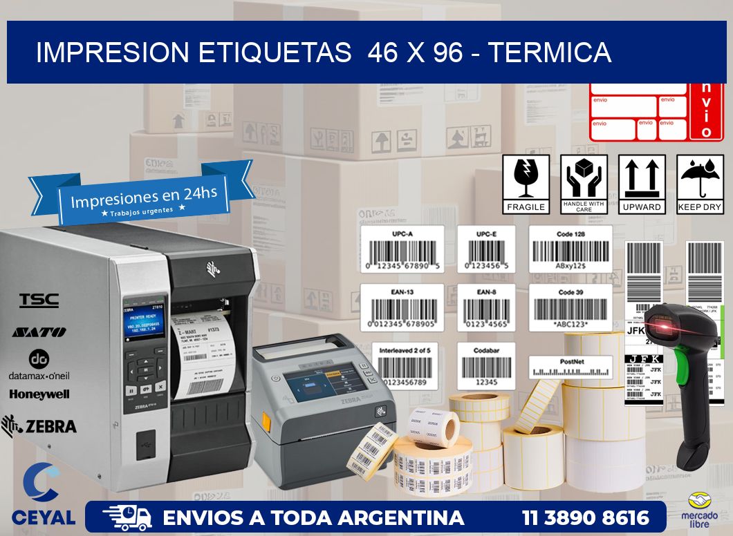 impresion etiquetas 46 x 96 - termica