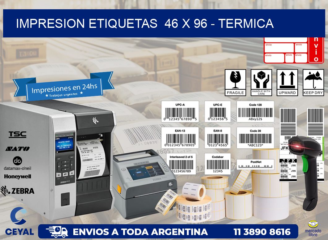 impresion etiquetas 46 x 96 - termica