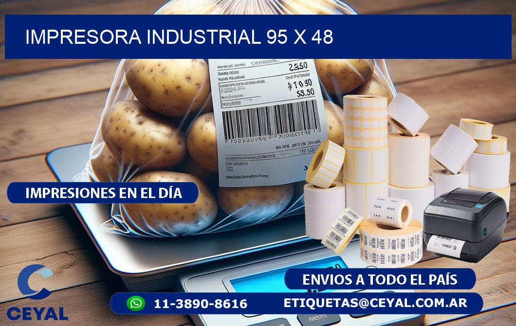 impresora industrial 95 x 48