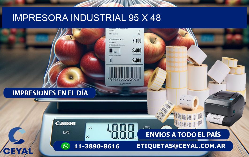 impresora industrial 95 x 48