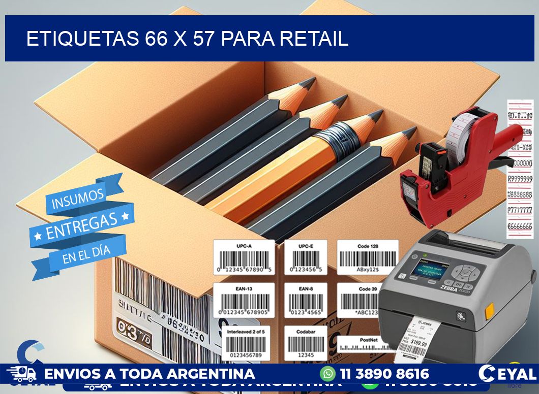 ETIQUETAS 66 x 57 PARA RETAIL