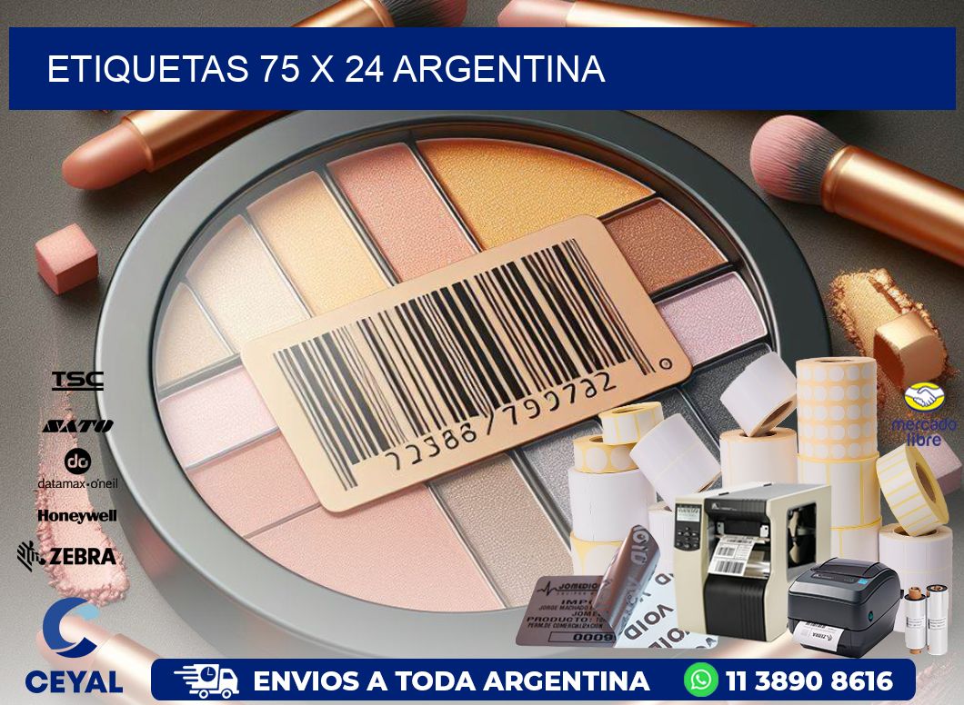 ETIQUETAS 75 x 24 ARGENTINA
