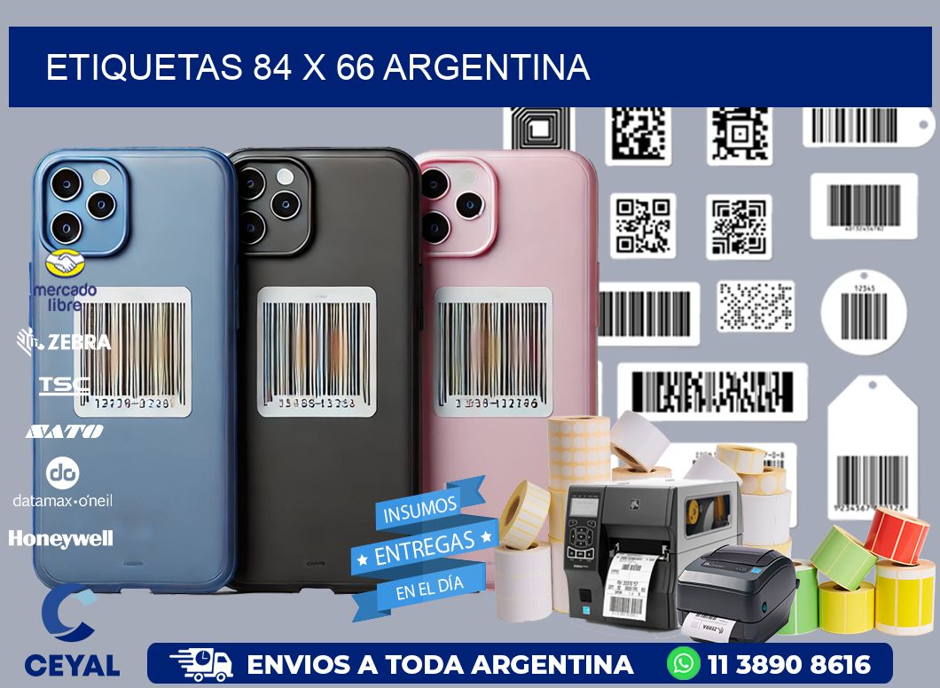 ETIQUETAS 84 x 66 ARGENTINA