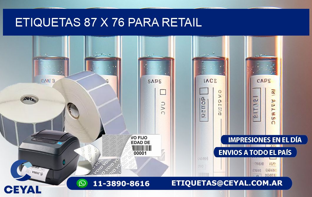 ETIQUETAS 87 x 76 PARA RETAIL