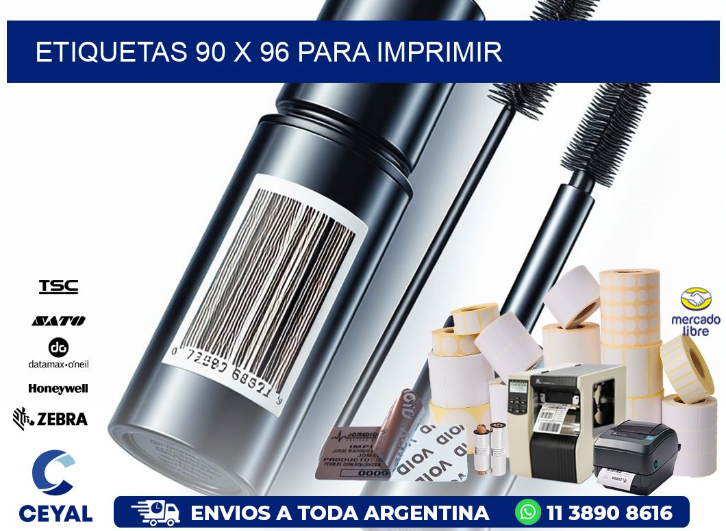 ETIQUETAS 90 x 96 PARA IMPRIMIR