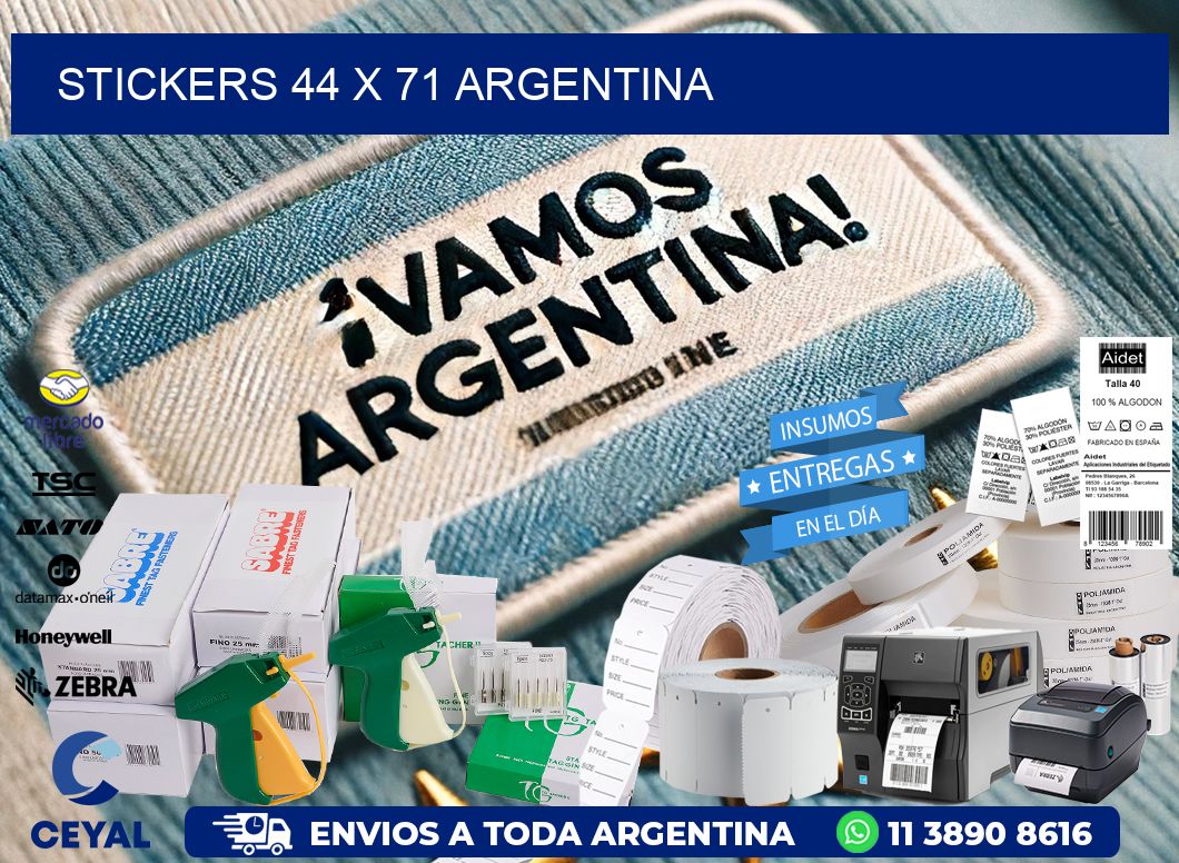 STICKERS 44 x 71 ARGENTINA