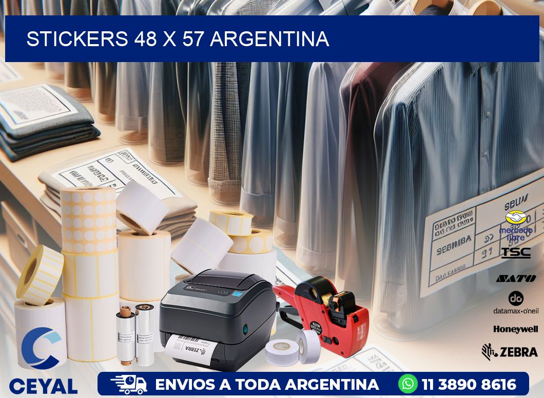 STICKERS 48 x 57 ARGENTINA