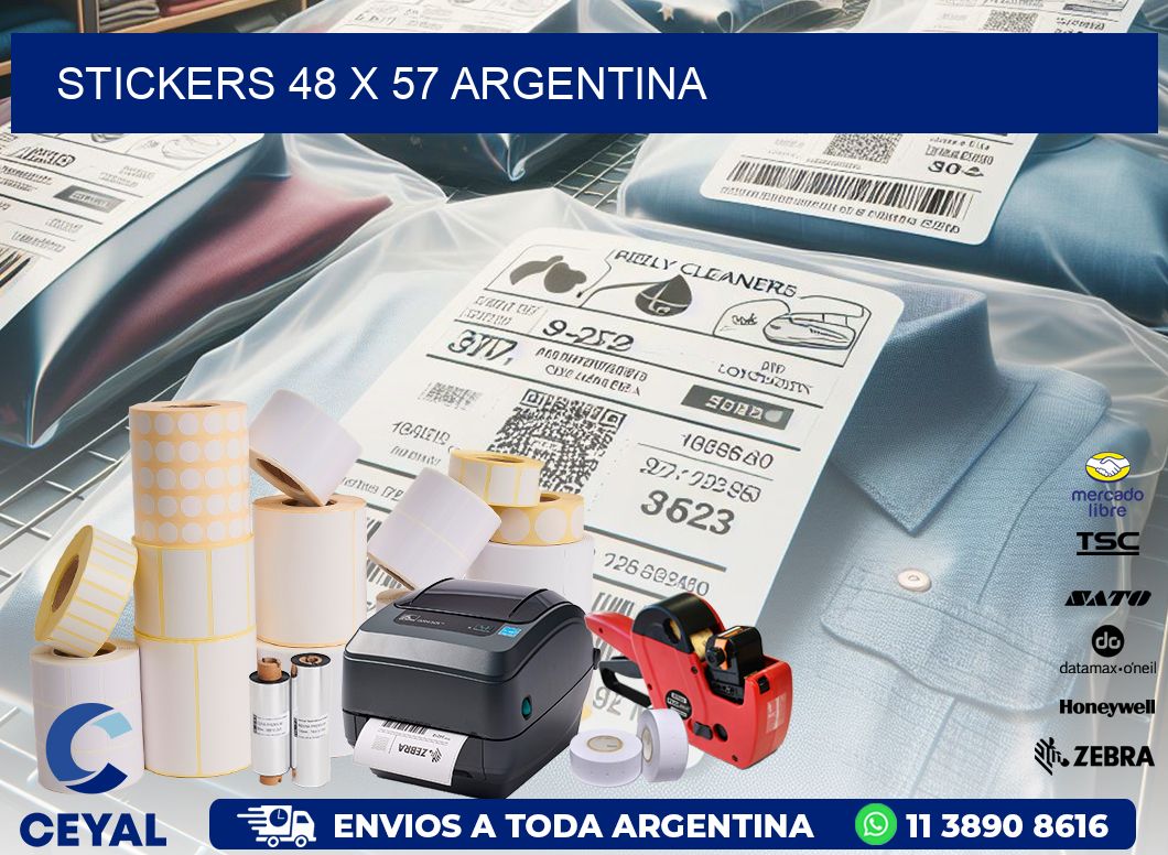 STICKERS 48 x 57 ARGENTINA