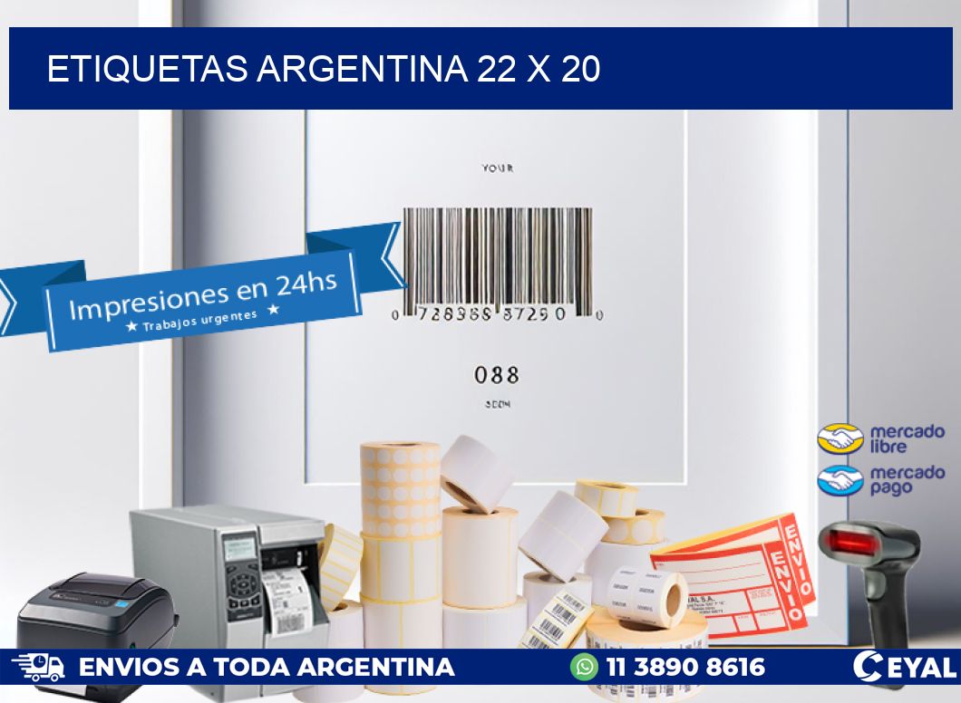 etiquetas argentina 22 x 20