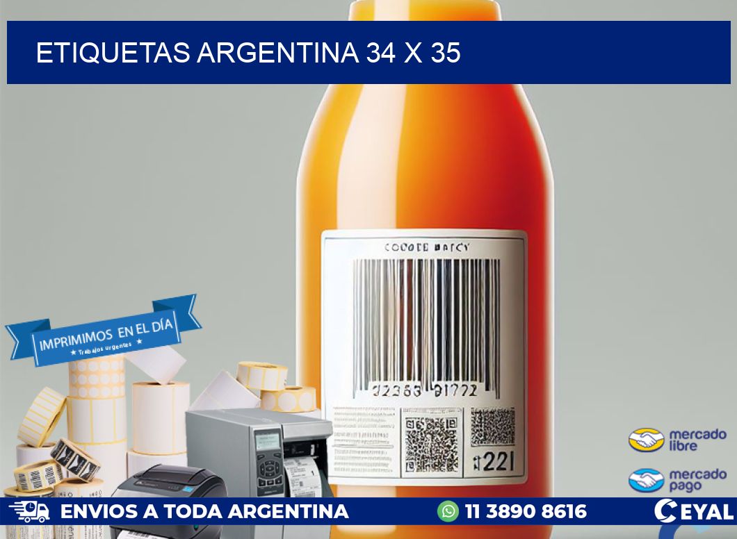 etiquetas argentina 34 x 35