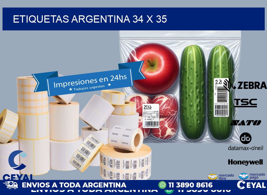 etiquetas argentina 34 x 35