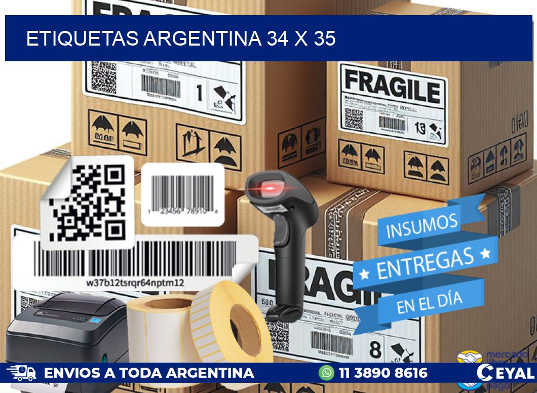 etiquetas argentina 34 x 35