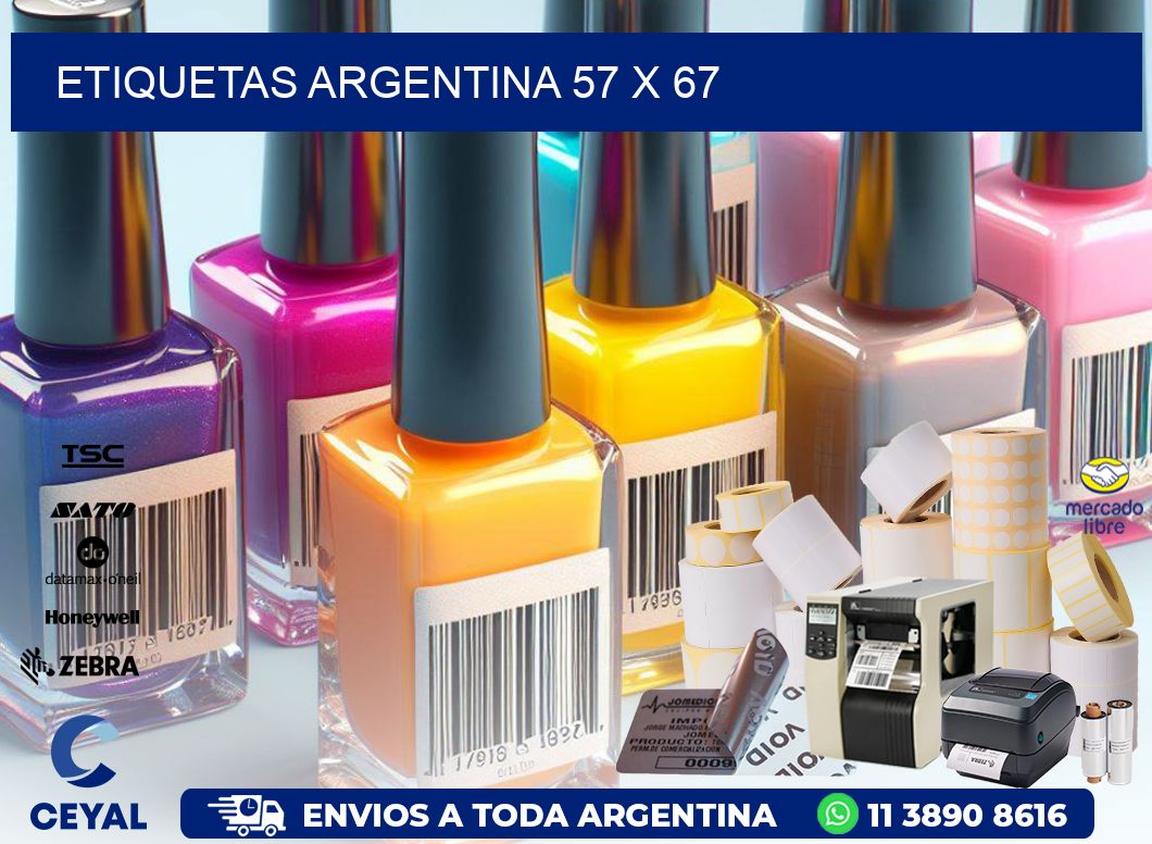 etiquetas argentina 57 x 67