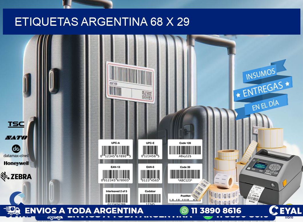 etiquetas argentina 68 x 29