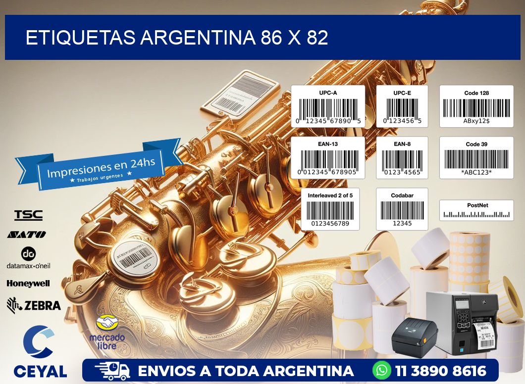 etiquetas argentina 86 x 82