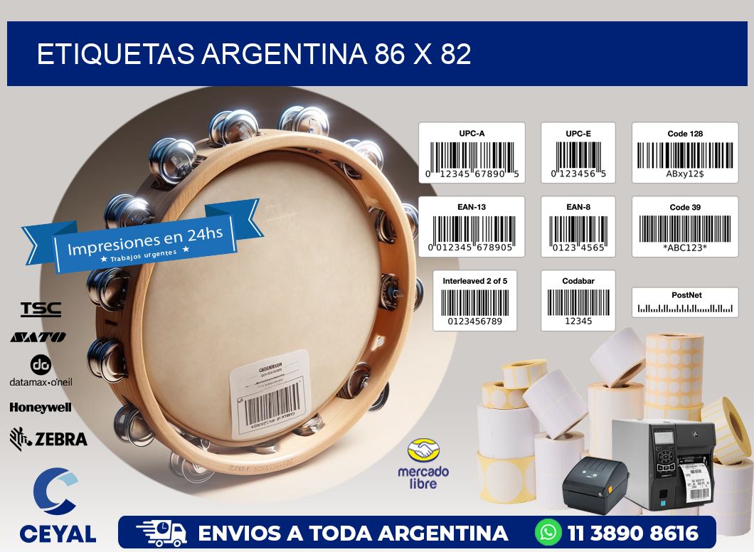 etiquetas argentina 86 x 82