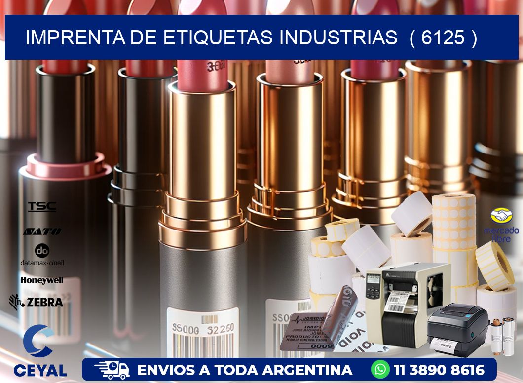 imprenta de etiquetas industrias  ( 6125 )