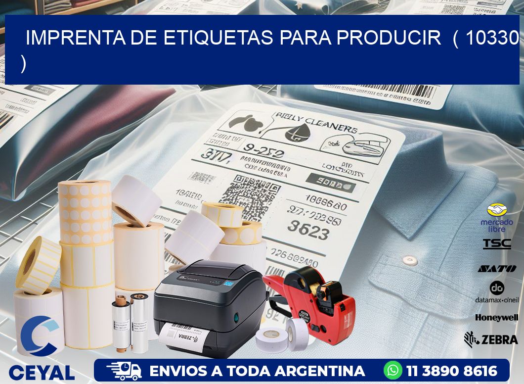 imprenta de etiquetas para producir  ( 10330 )