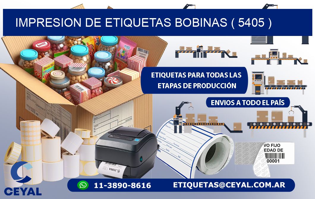 impresion de etiquetas bobinas ( 5405 )