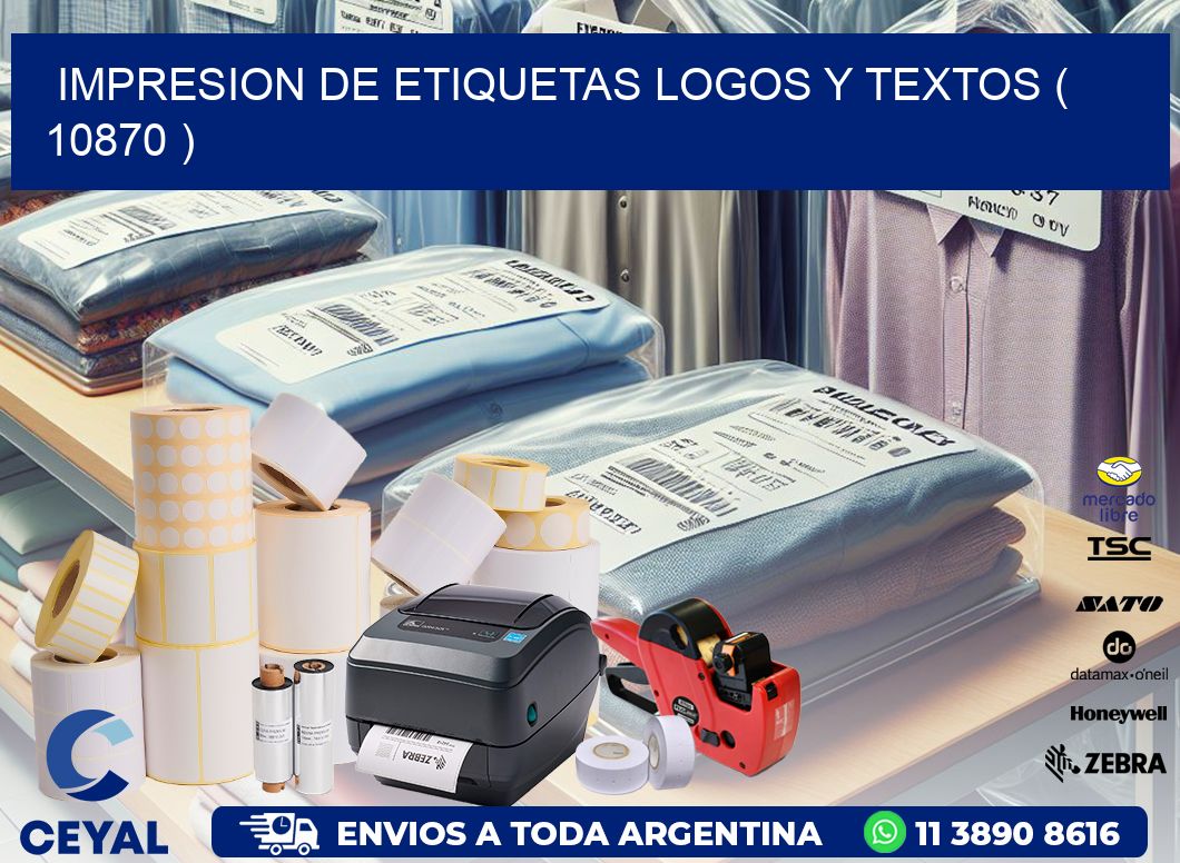 impresion de etiquetas logos y textos ( 10870 )