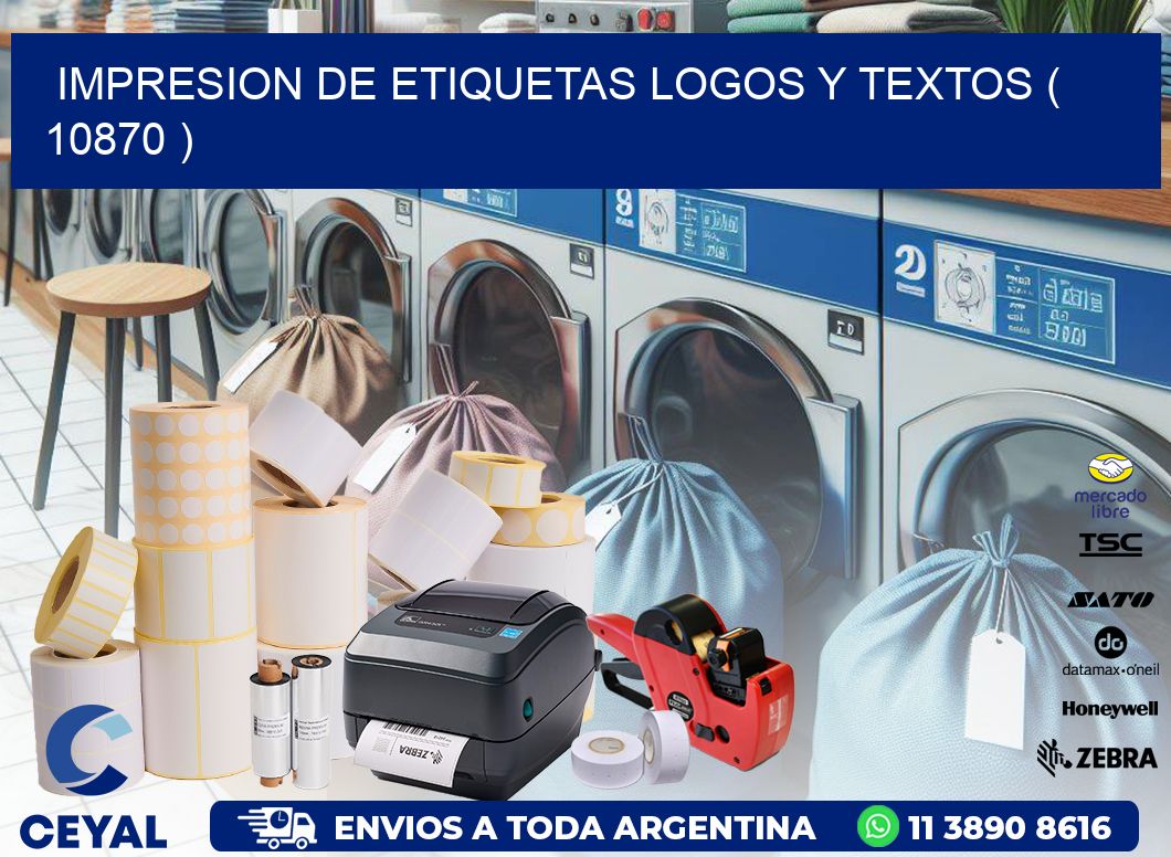 impresion de etiquetas logos y textos ( 10870 )