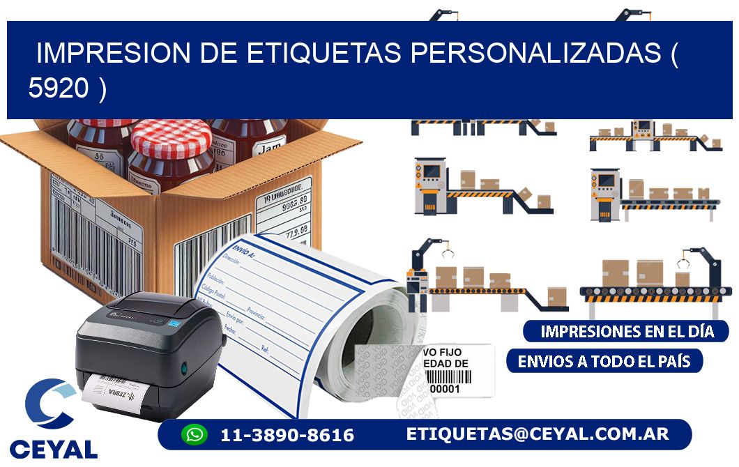 impresion de etiquetas personalizadas ( 5920 )