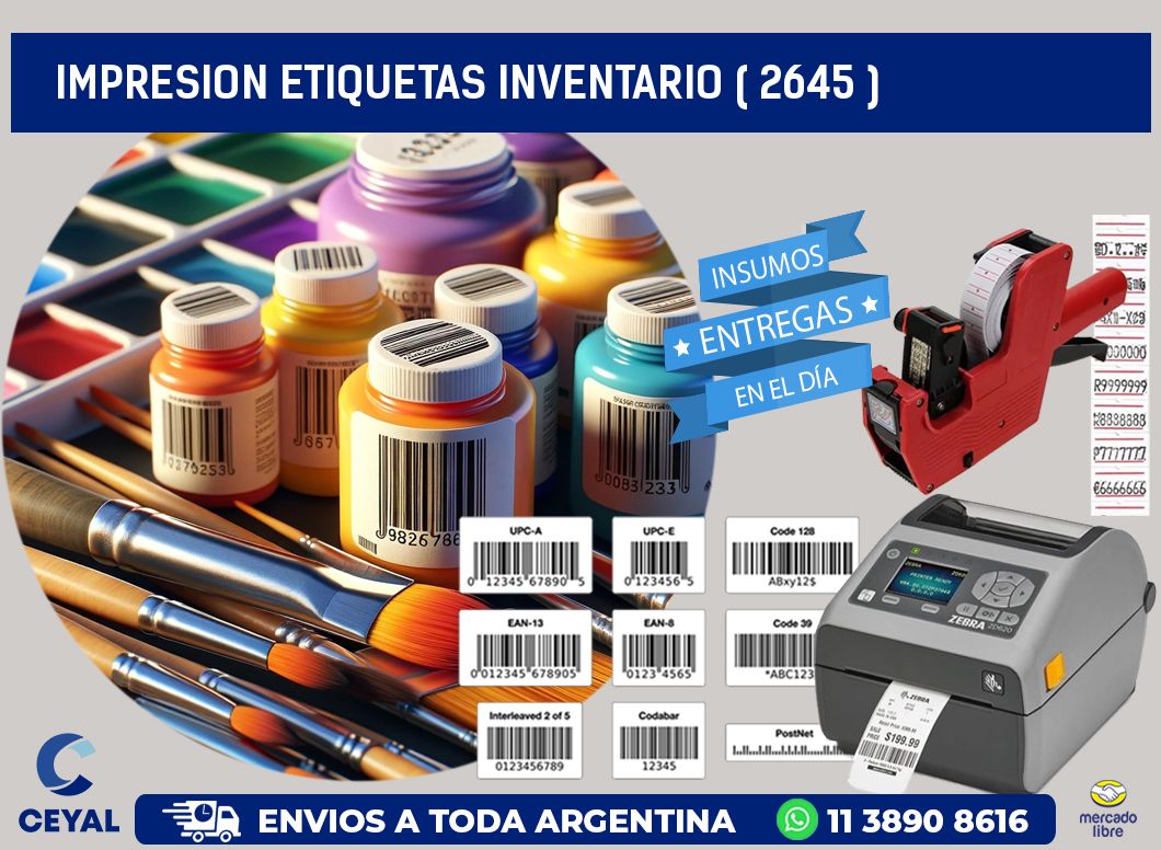 impresion etiquetas inventario ( 2645 )