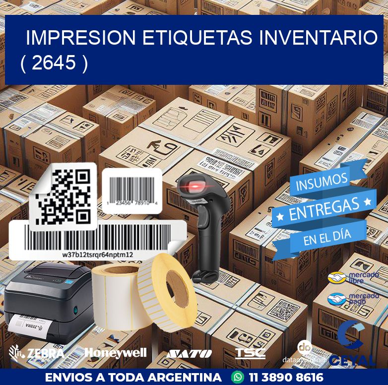 impresion etiquetas inventario ( 2645 )