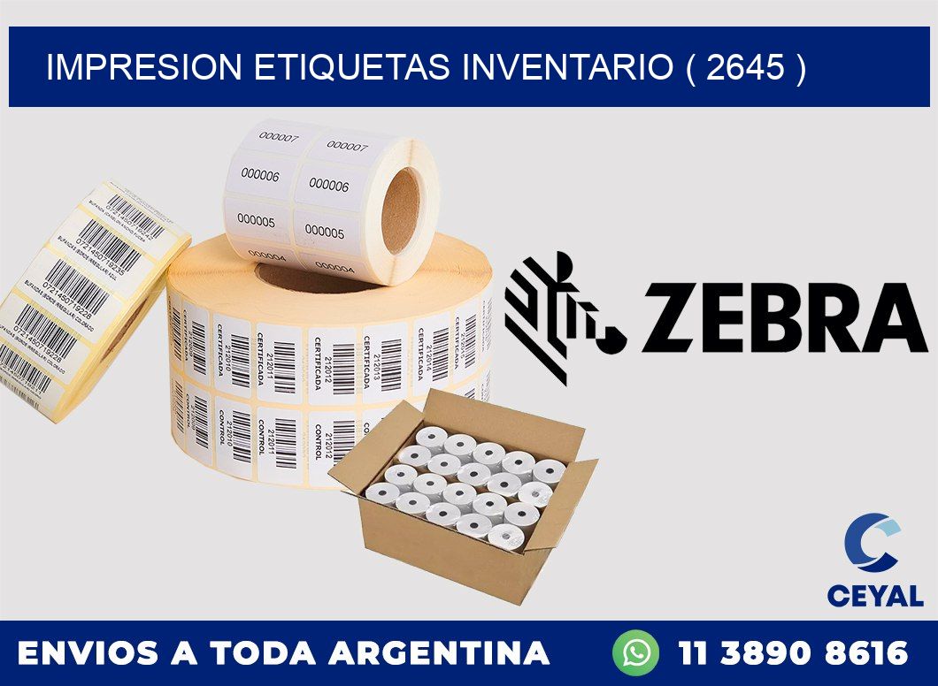 impresion etiquetas inventario ( 2645 )