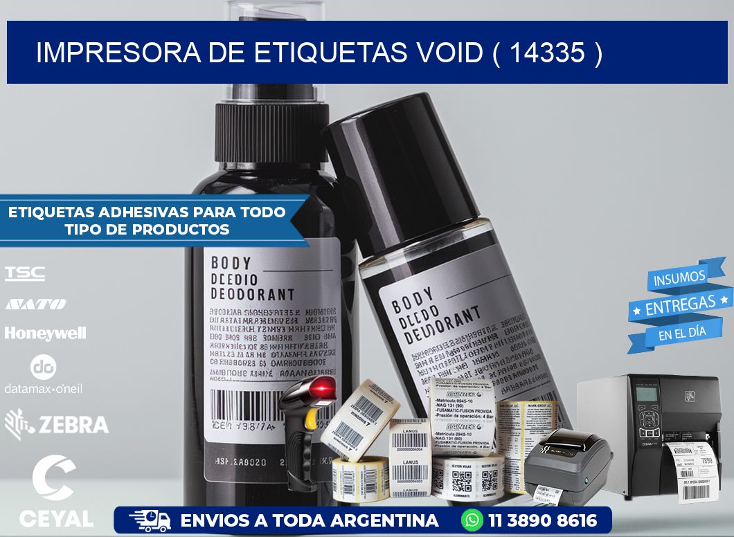 impresora de etiquetas VOID ( 14335 )