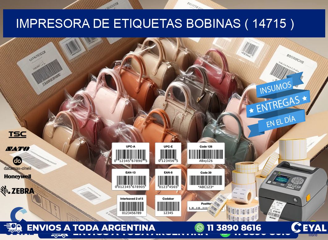 impresora de etiquetas bobinas ( 14715 )
