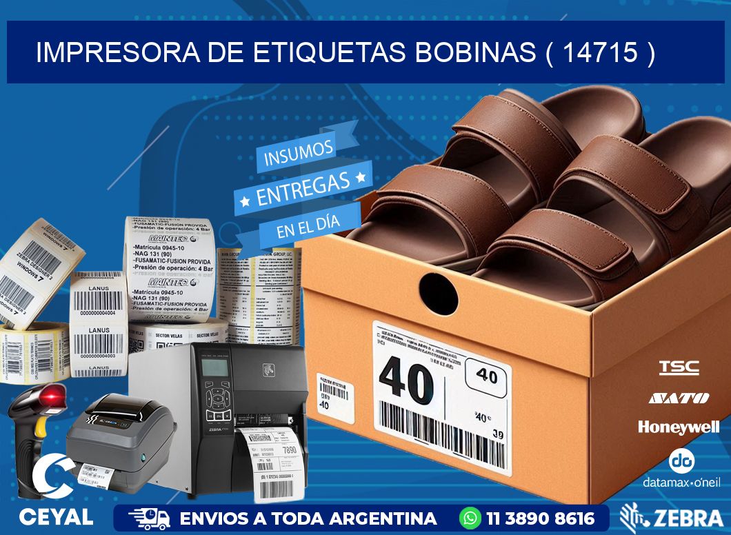 impresora de etiquetas bobinas ( 14715 )