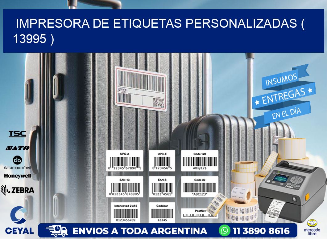 impresora de etiquetas personalizadas ( 13995 )