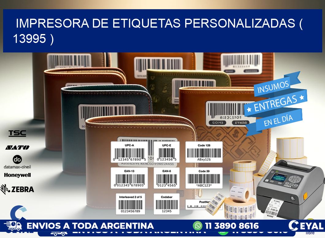 impresora de etiquetas personalizadas ( 13995 )