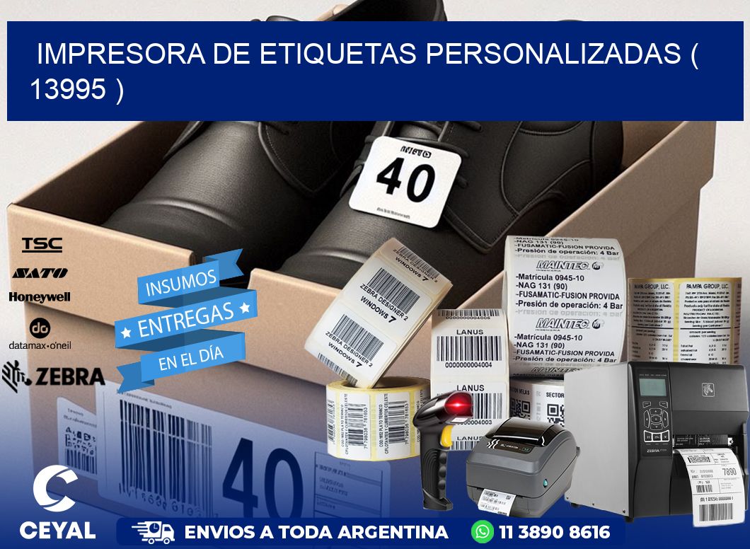 impresora de etiquetas personalizadas ( 13995 )