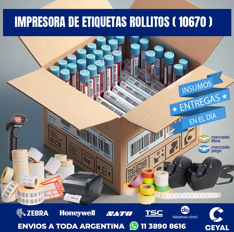 impresora de etiquetas rollitos ( 10670 )