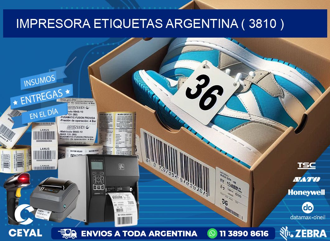 impresora etiquetas argentina ( 3810 )