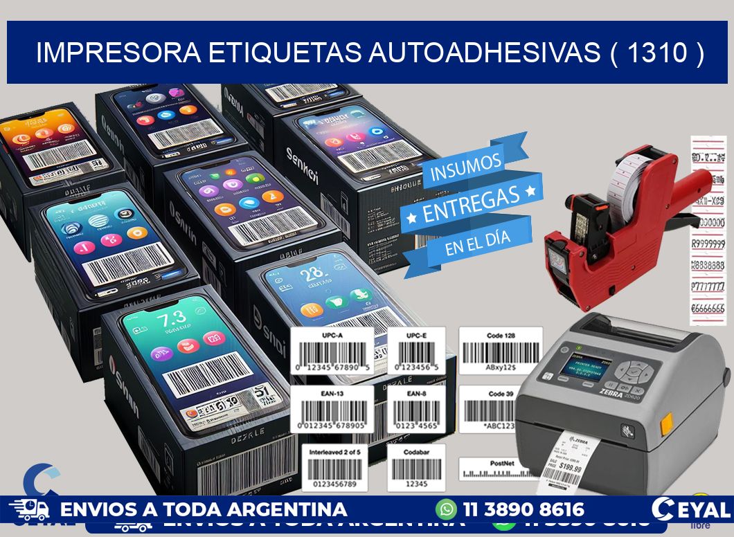 impresora etiquetas autoadhesivas ( 1310 )