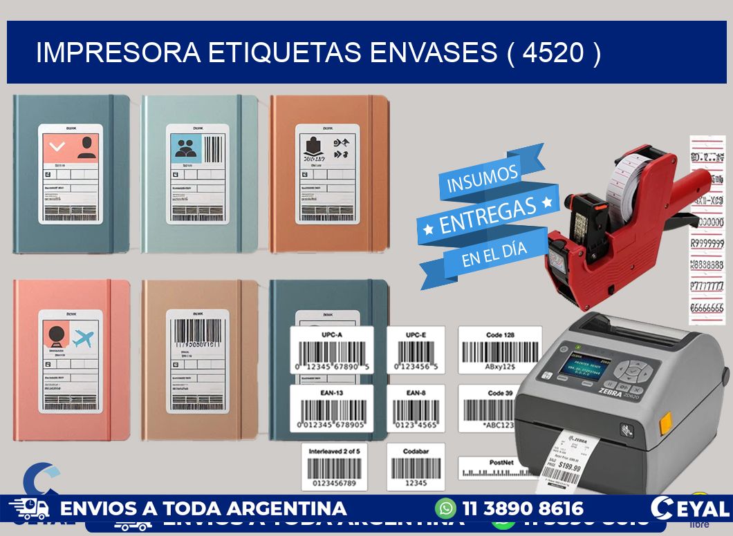impresora etiquetas envases ( 4520 )