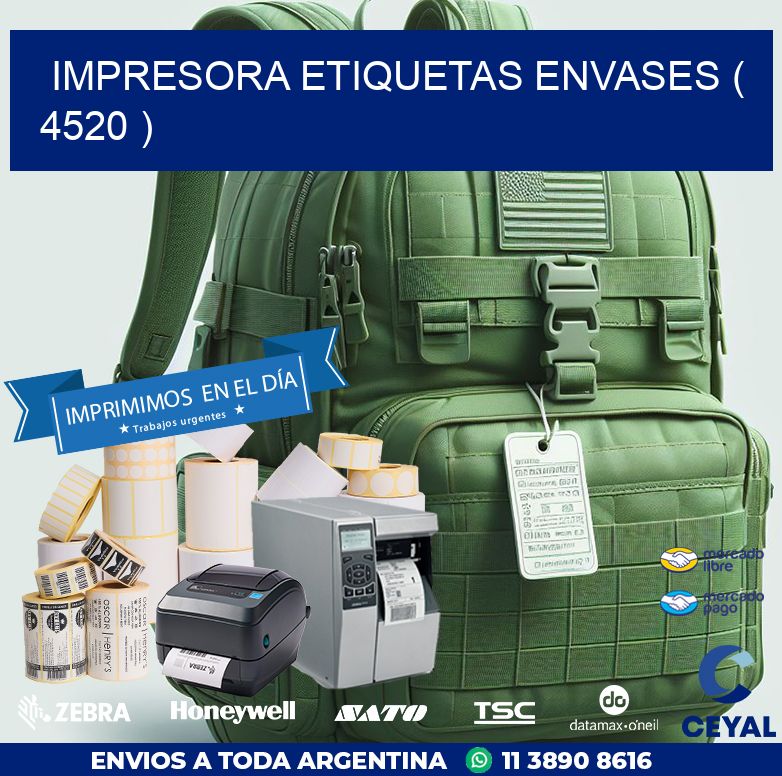 impresora etiquetas envases ( 4520 )