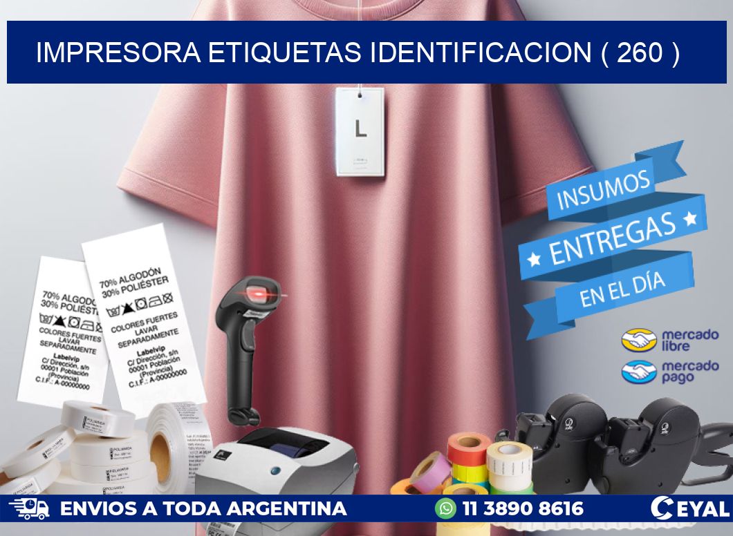 impresora etiquetas identificacion ( 260 )