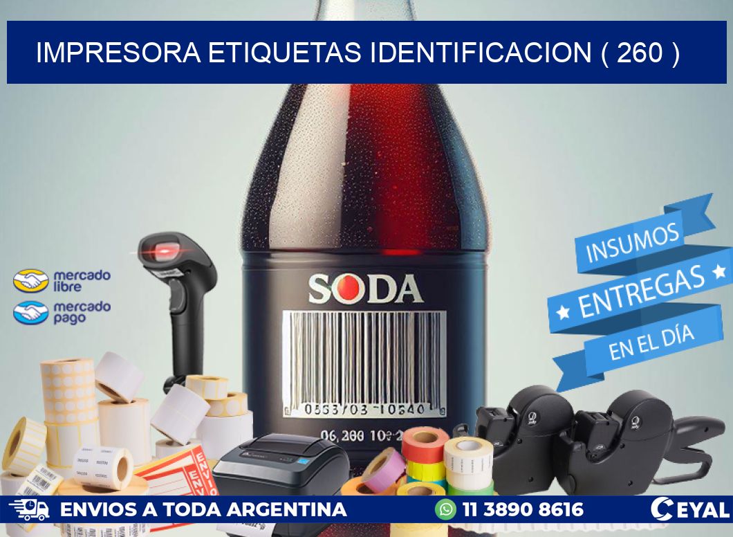 impresora etiquetas identificacion ( 260 )