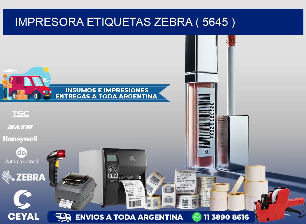 impresora etiquetas zebra ( 5645 )